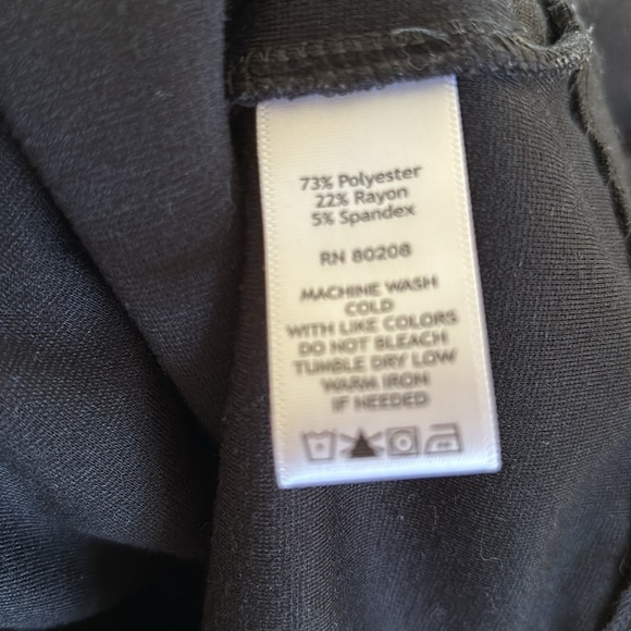 Mara Hoffman GYPSY Black Moto Jacket Sz M Off Center Zipper Pockets Peplum Back - Picture 9 of 9